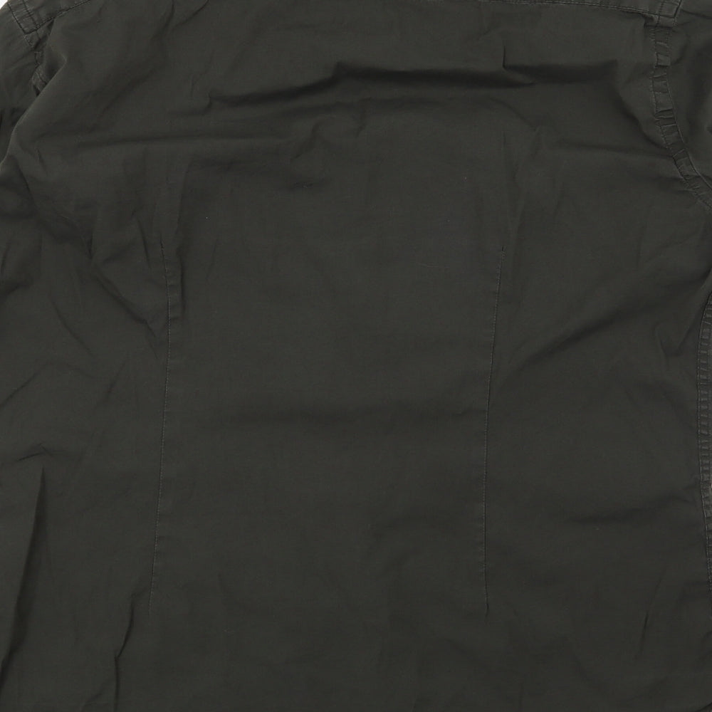 zara man Mens Green    Button-Up Size M