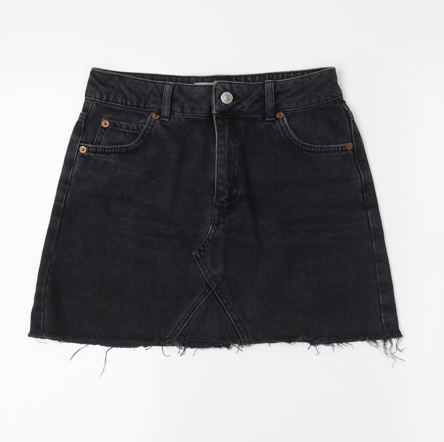 Womens UK Size 8 Topshop Straight & Pencil Denim Skirt