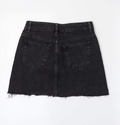 Womens UK Size 8 Topshop Straight & Pencil Denim Skirt