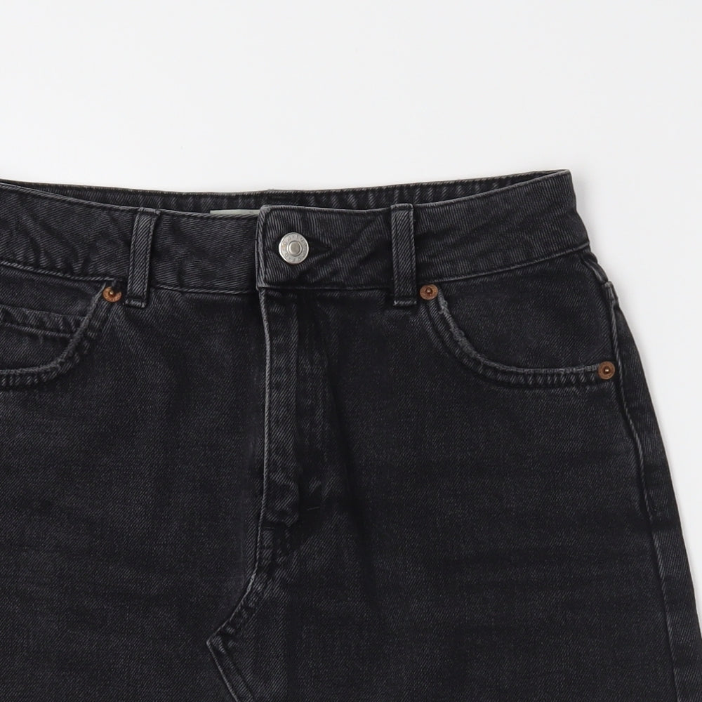 Womens UK Size 8 Topshop Straight & Pencil Denim Skirt