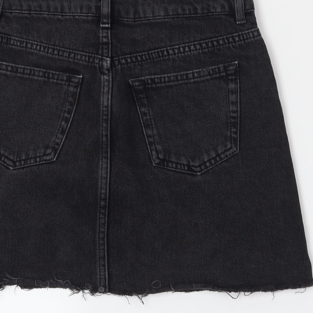 Womens UK Size 8 Topshop Straight & Pencil Denim Skirt