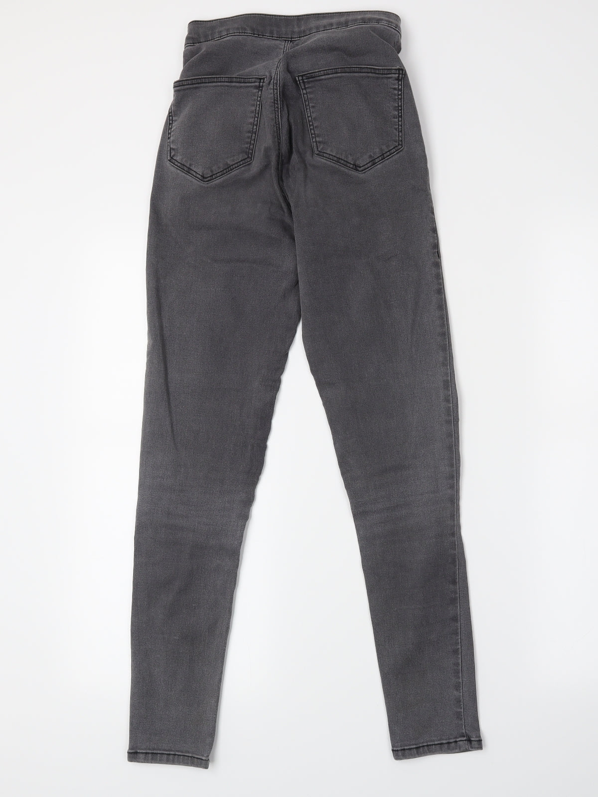 Topshop Womens Grey  Denim Skinny Jeans Size 25 in