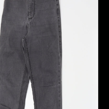 Topshop Womens Grey  Denim Skinny Jeans Size 25 in
