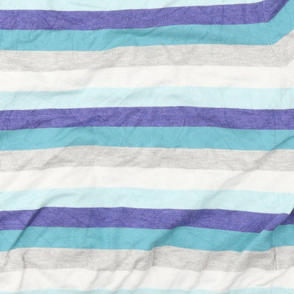 Womens UK Size L Petite Blue Basic Tank
