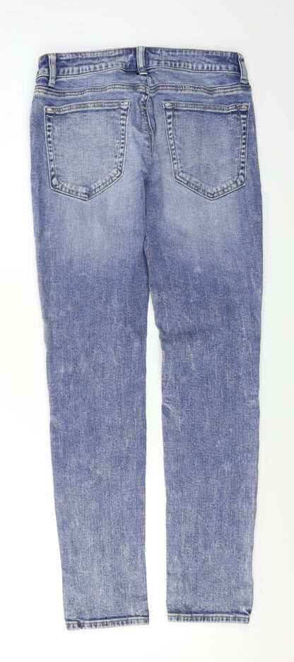 Visage Womens Blue  Denim Skinny Jeans Size 28 L26 in