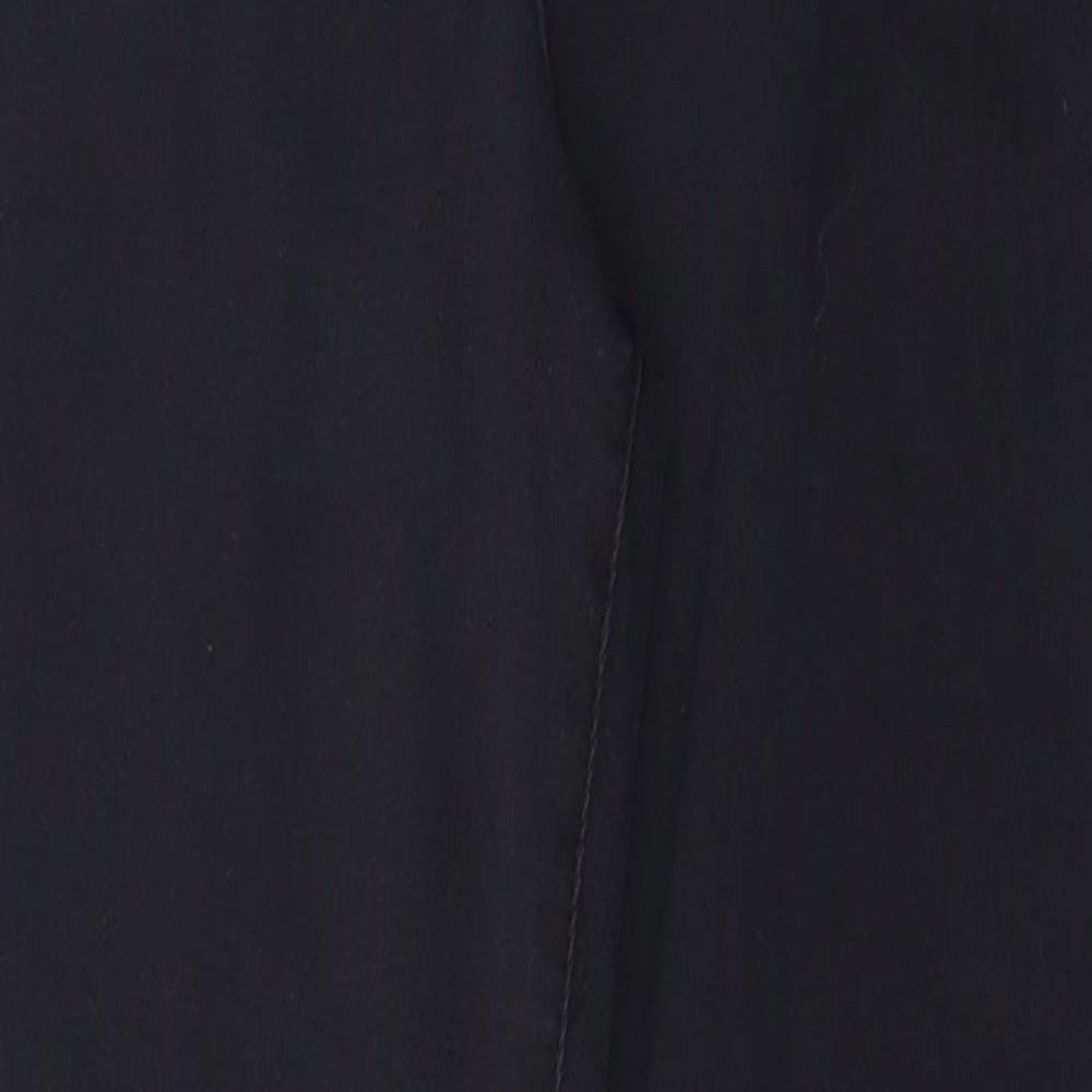 Womens UK Size 8 Preworn Regular Fit Skinny Black Jeans