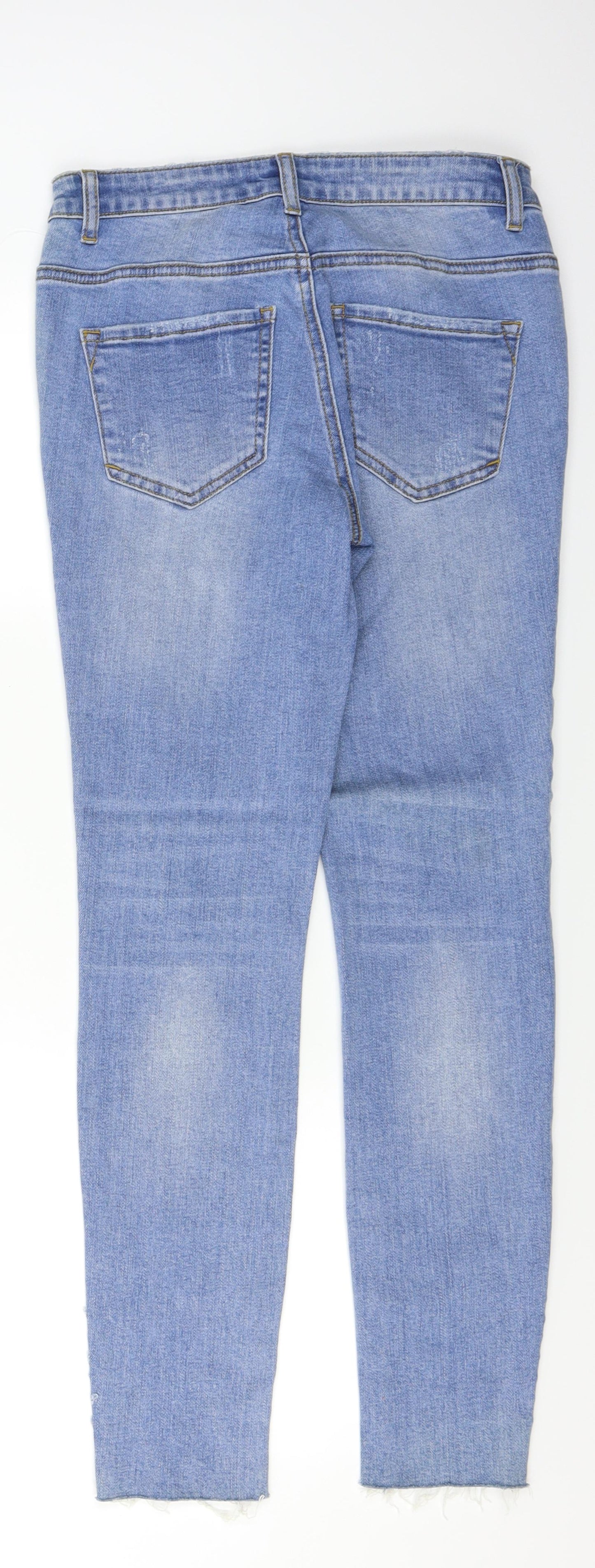 Visage Womens Blue  Denim Skinny Jeans Size 27 L29 in