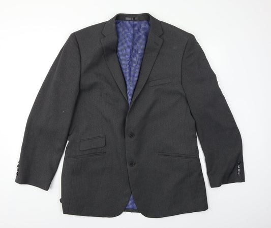 Mens UK Size XL T&W Regular Grey Suit Jacket