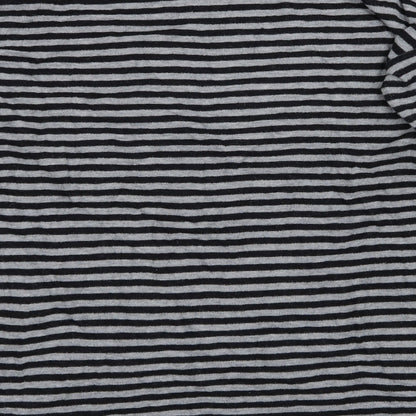 NEXT Womens Grey Striped  Pullover Jumper Size 16