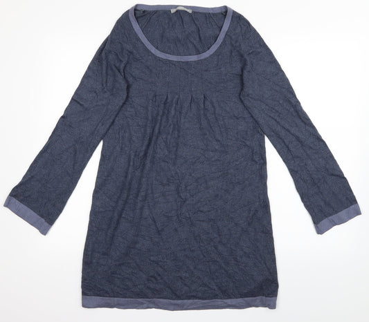 M&S Womens Blue   Jumper Dress  Size 10