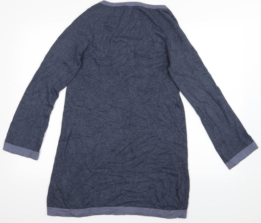 M&S Womens Blue   Jumper Dress  Size 10