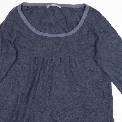 M&S Womens Blue   Jumper Dress  Size 10
