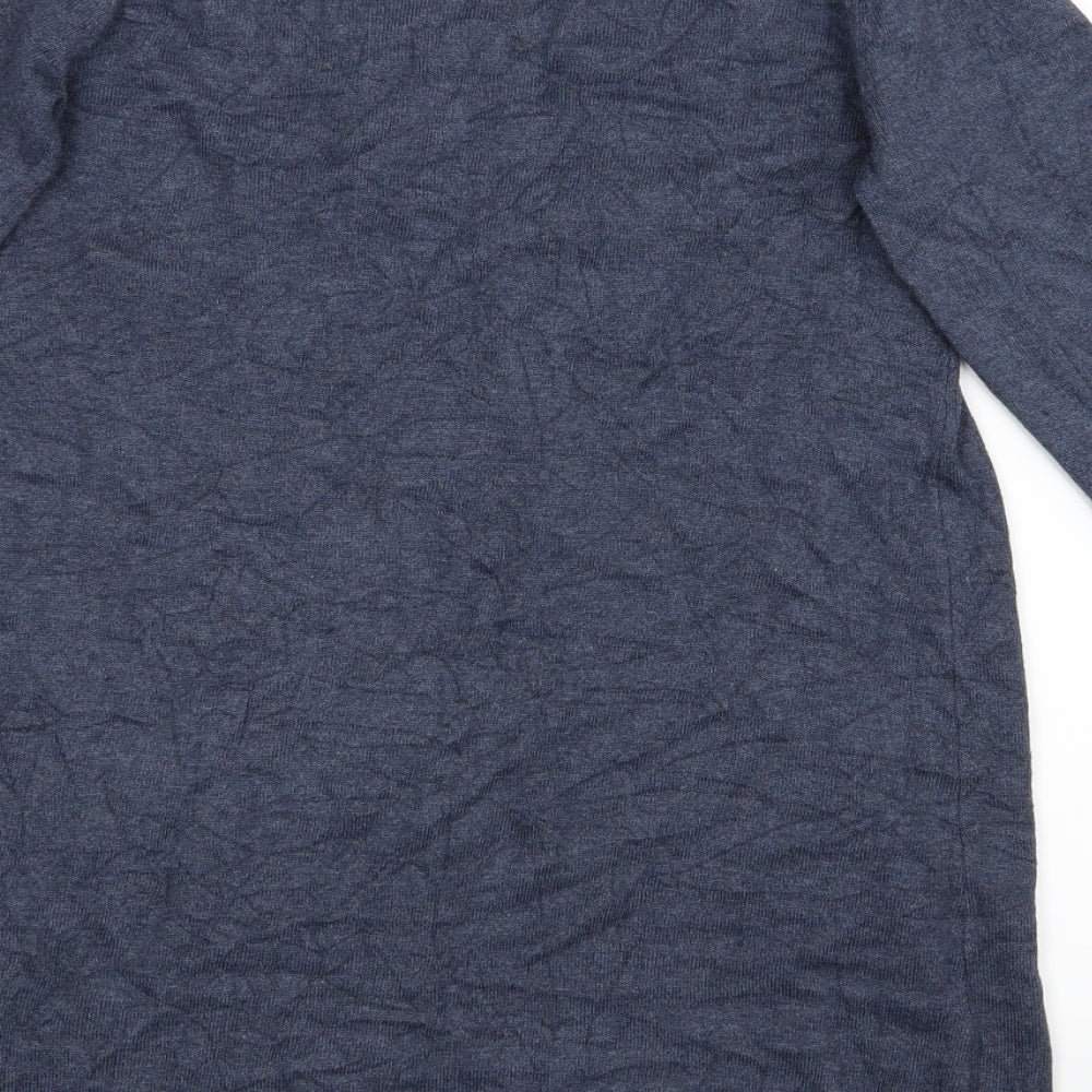 M&S Womens Blue   Jumper Dress  Size 10