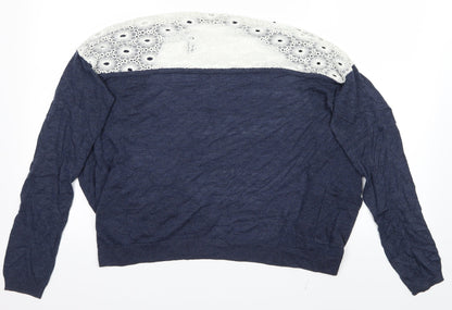 TU Womens Blue   Cardigan Jumper Size 10