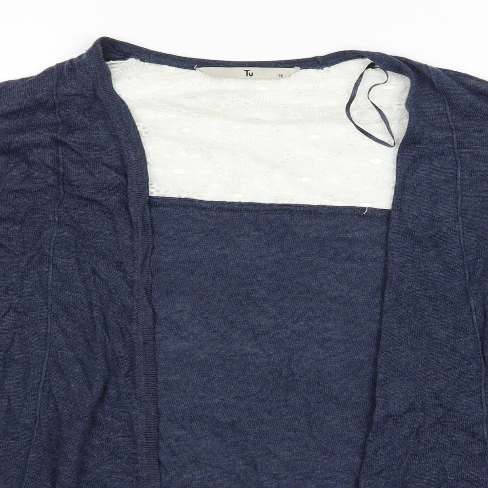 TU Womens Blue   Cardigan Jumper Size 10