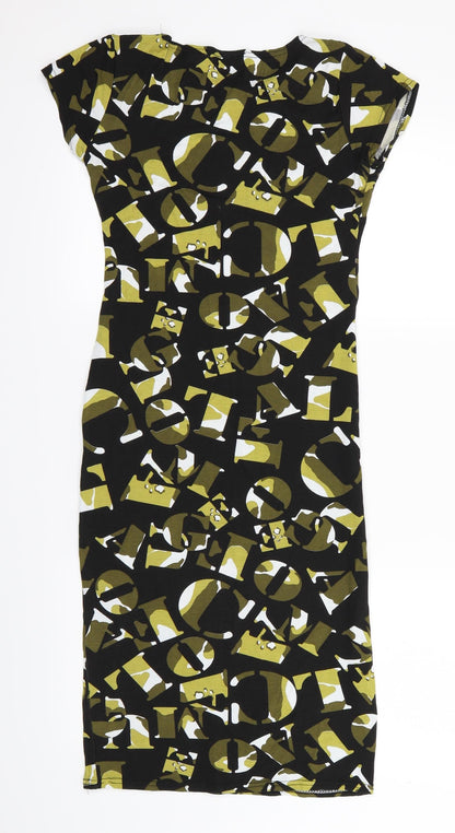 Oui Womens Green   Shirt Dress  Size S  - Letters