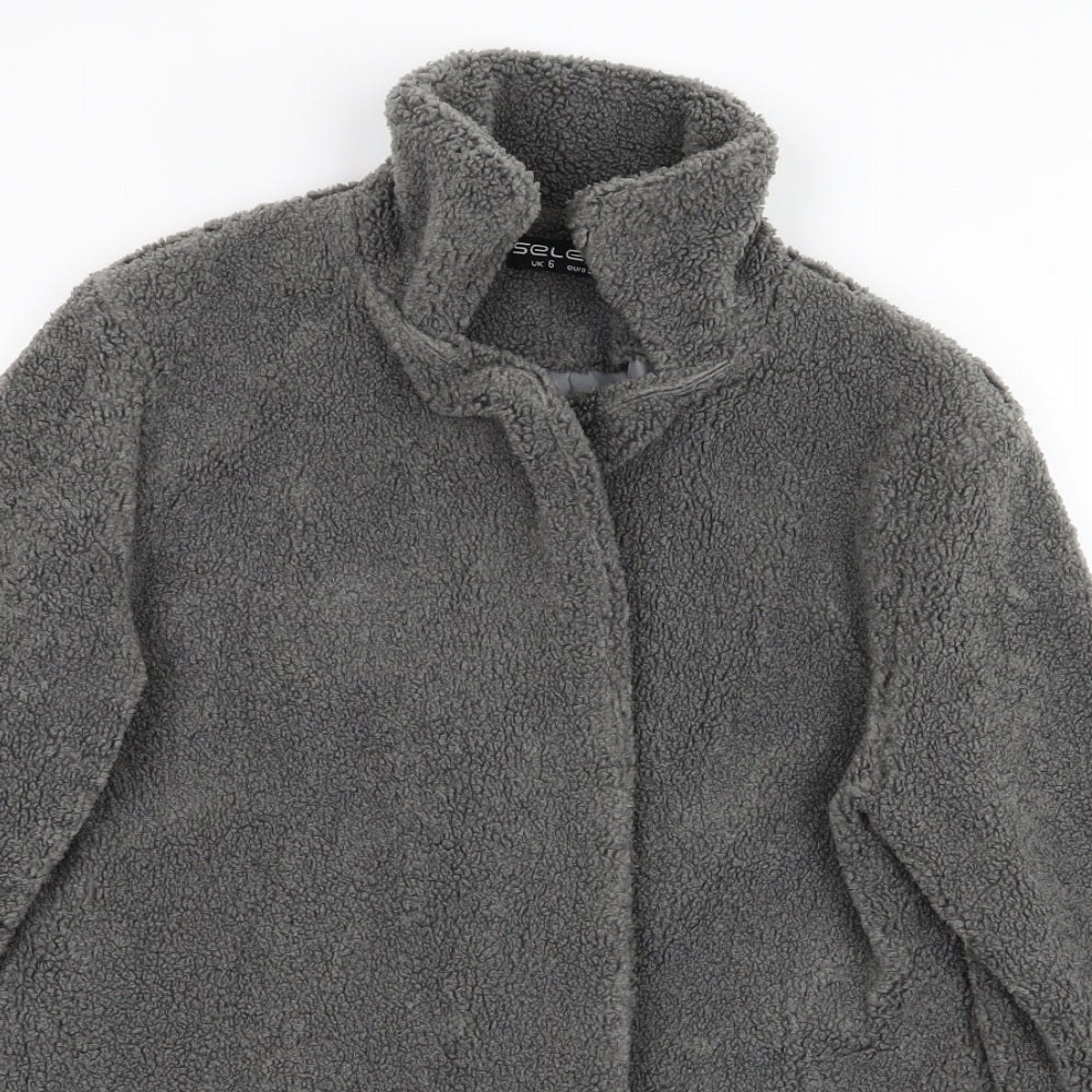 Womens UK Size 6 Select Grey Overcoat