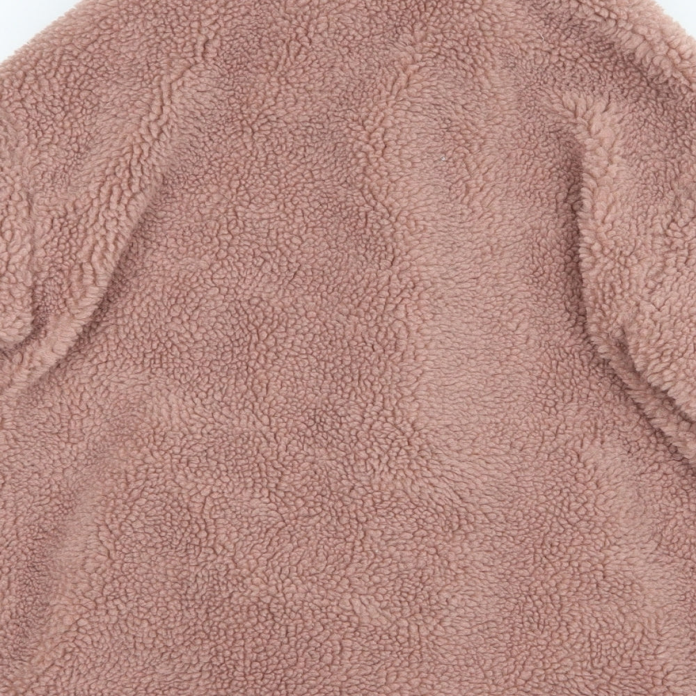 Womens UK Size 6 New Look Pink Overcoat