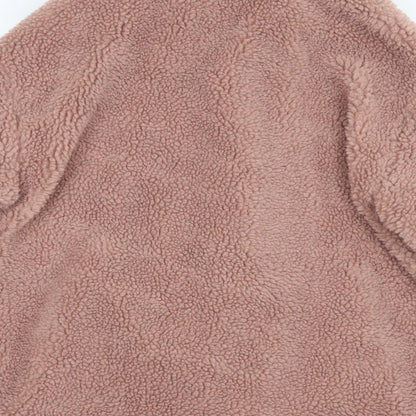 Womens UK Size 6 New Look Pink Overcoat