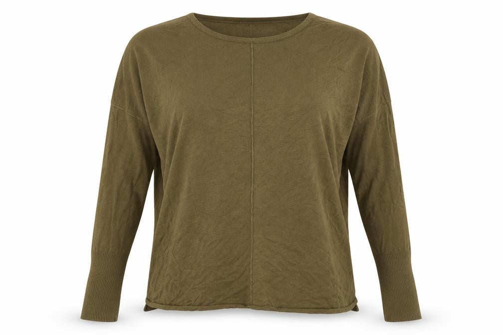Womens UK Size S H&M Brown Basic T-Shirt