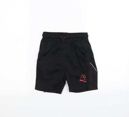 George Girls Black   Sweat Shorts Size 5-6 Years