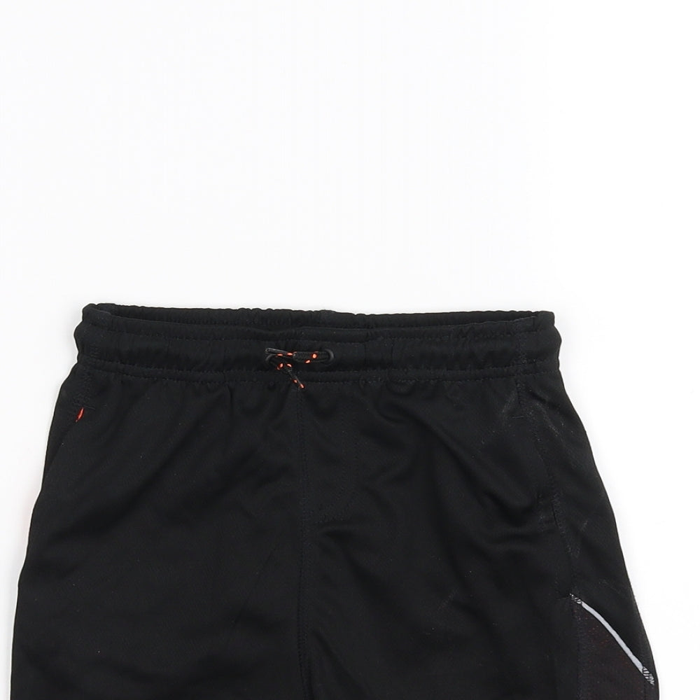 George Girls Black   Sweat Shorts Size 5-6 Years