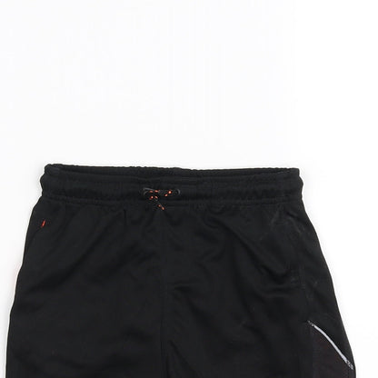 George Girls Black   Sweat Shorts Size 5-6 Years