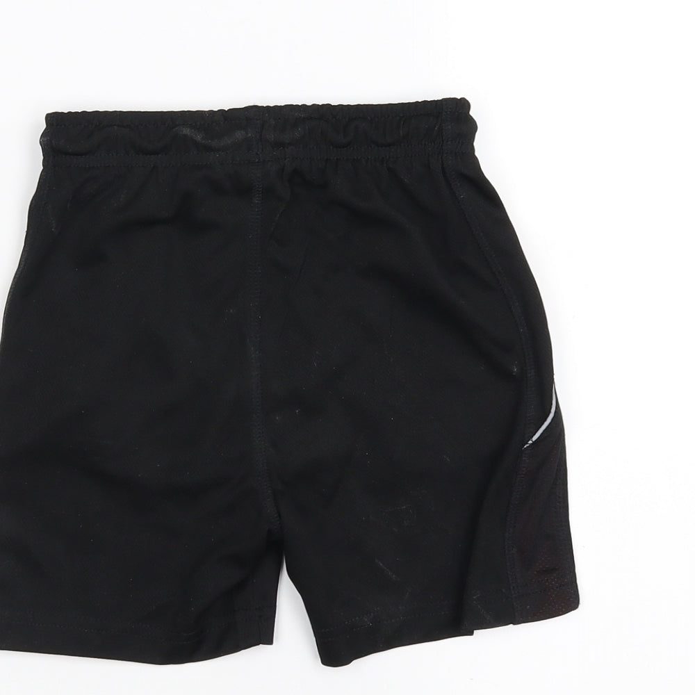 George Girls Black   Sweat Shorts Size 5-6 Years