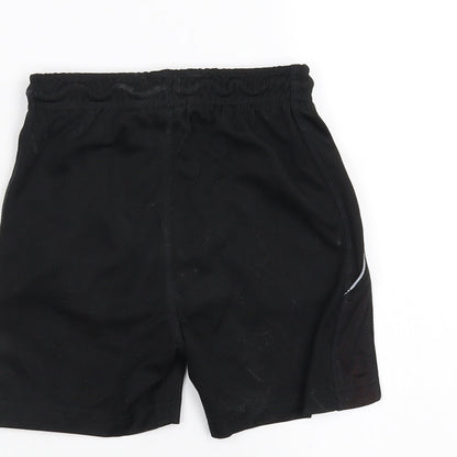 George Girls Black   Sweat Shorts Size 5-6 Years