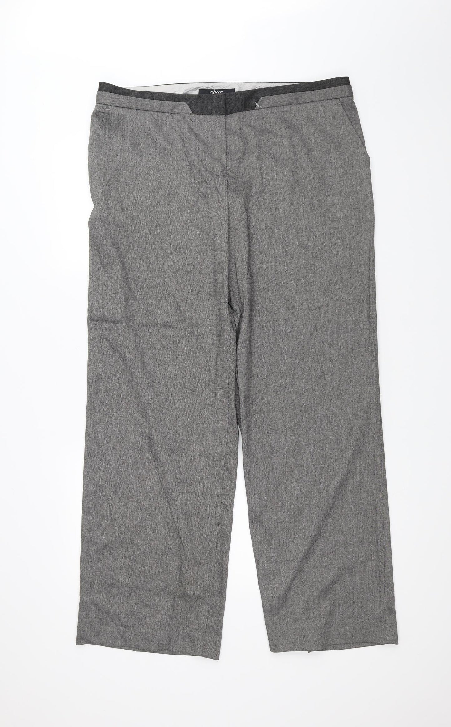 NEXT Mens Grey   Dress Pants Trousers Size 16 L29 in