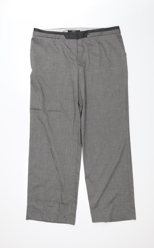 NEXT Mens Grey   Dress Pants Trousers Size 16 L29 in