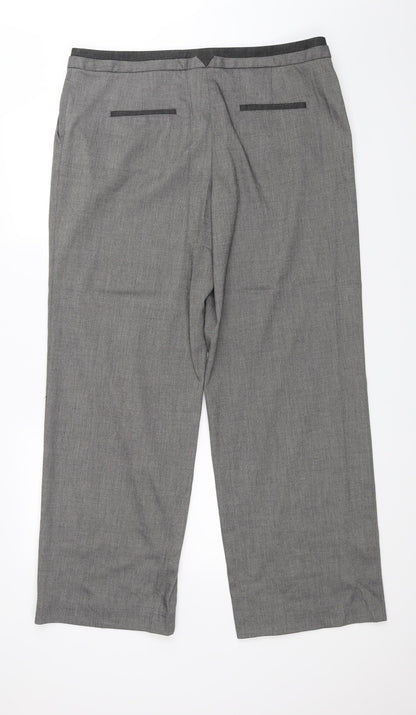 NEXT Mens Grey   Dress Pants Trousers Size 16 L29 in