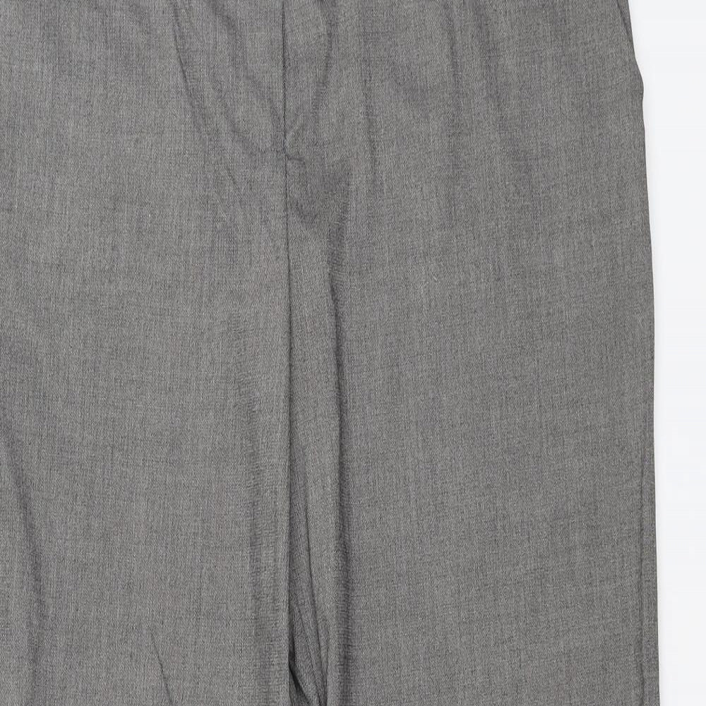 NEXT Mens Grey   Dress Pants Trousers Size 16 L29 in