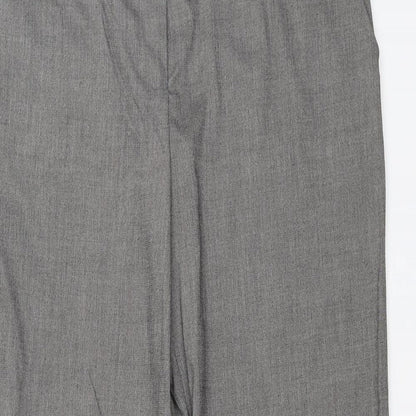 NEXT Mens Grey   Dress Pants Trousers Size 16 L29 in