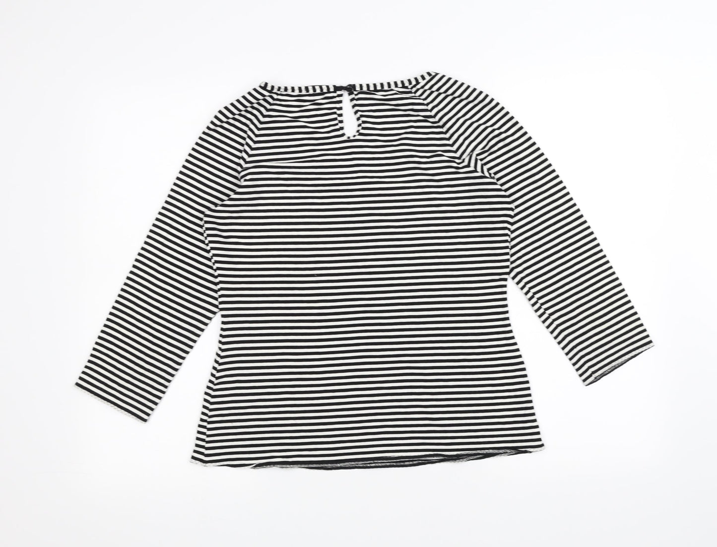 Womens UK Size 12 Marks and Spencer White Basic T-Shirt
