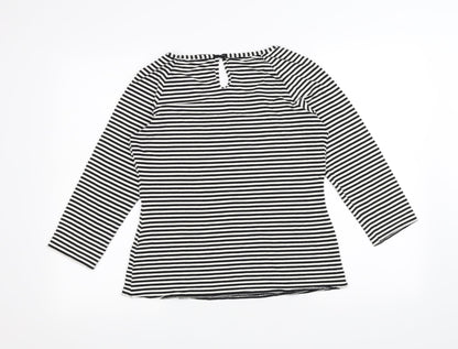 Womens UK Size 12 Marks and Spencer White Basic T-Shirt