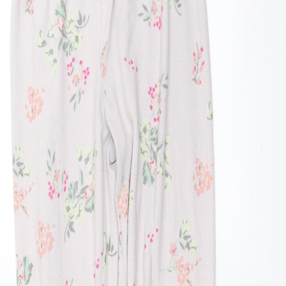 George Womens Pink Floral  Trousers  Size 6 L28 in