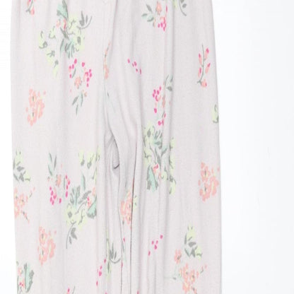 George Womens Pink Floral  Trousers  Size 6 L28 in