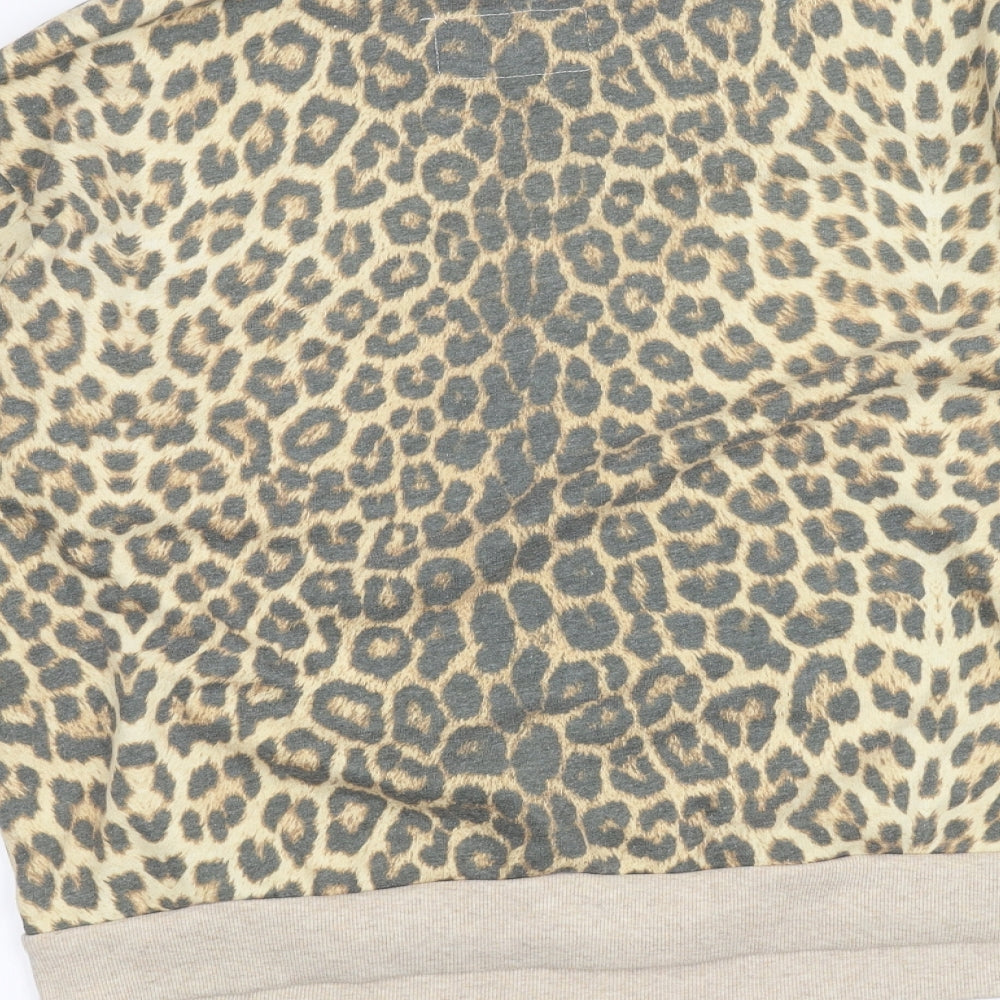 Atmosphere Womens Brown Animal Print  Pullover Jumper Size 18