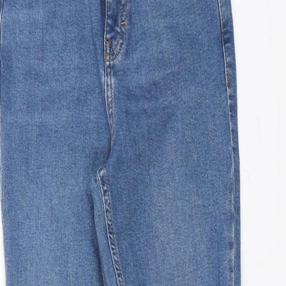 Topshop Womens Blue   Skinny Jeans Size 26 in L30 in - Ripped details