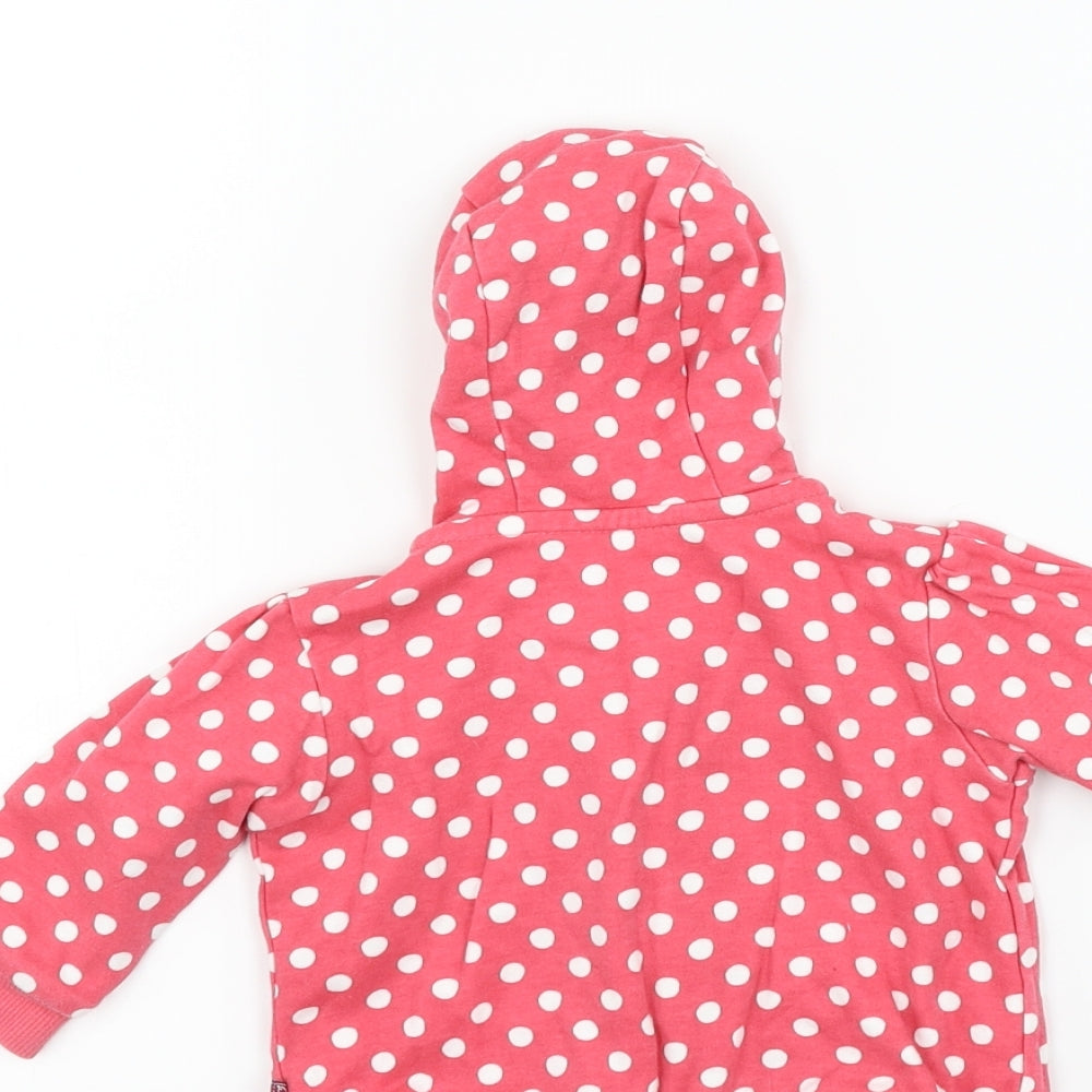 Marks and Spencer Girls Pink Polka Dot  Jacket  Size 3-6 Months