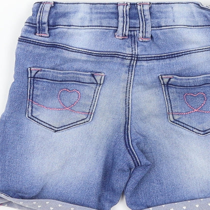 Denim co Girls Blue  Denim Cropped Jeans Size 18-24 Months  - shorts