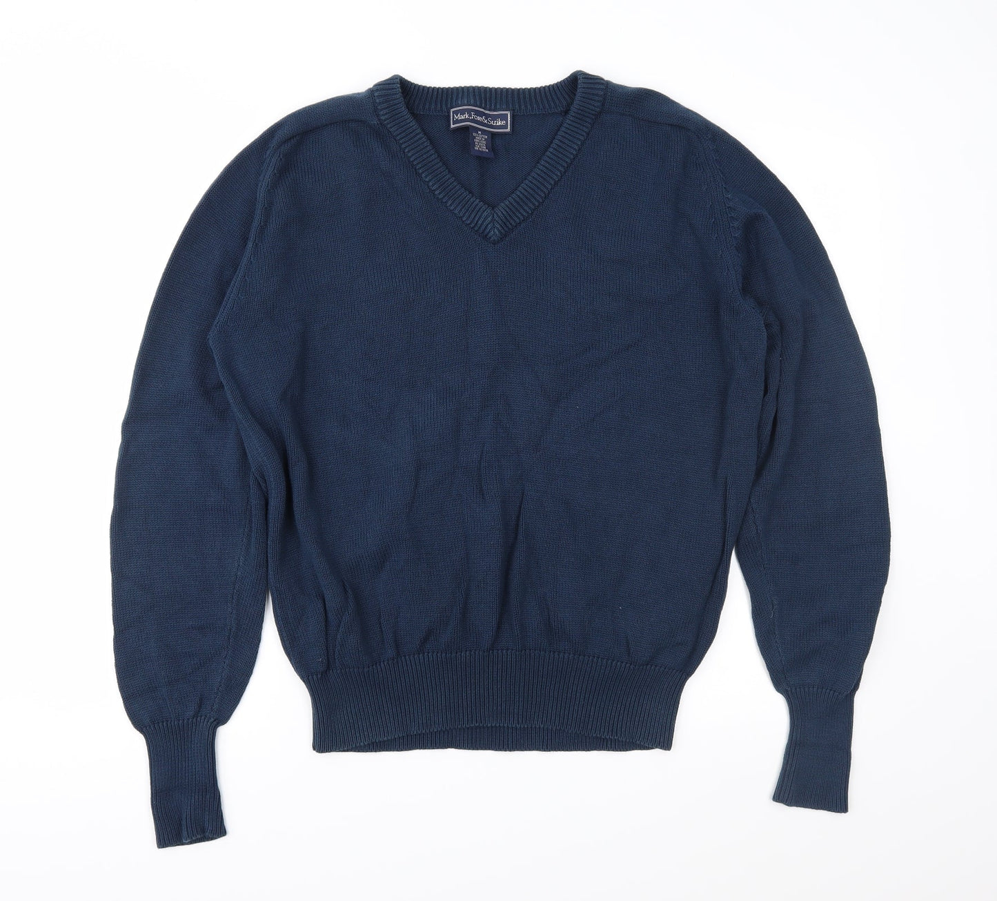 Mark,Fore&Strike Mens Blue  Knit Pullover Jumper Size M