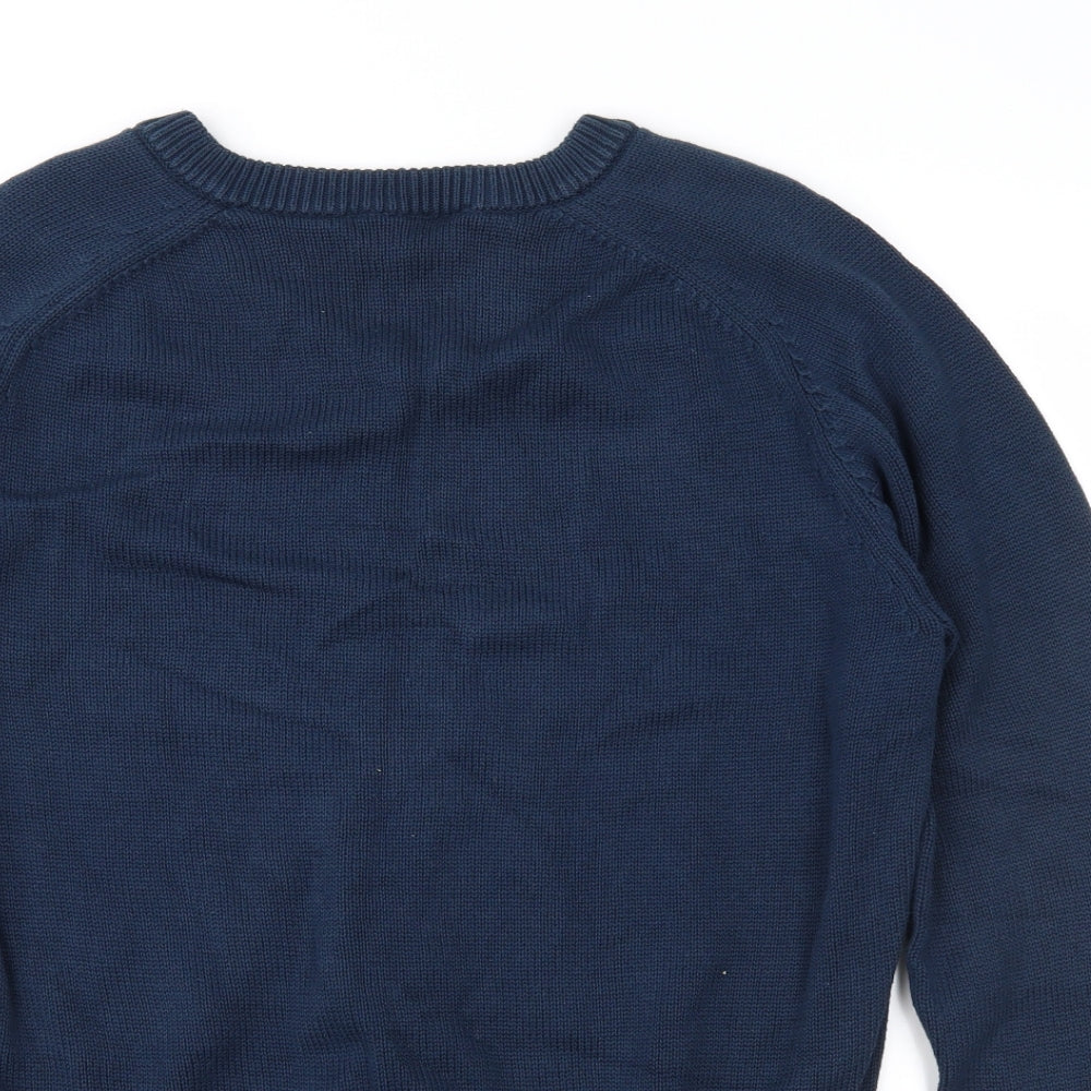 Mark,Fore&Strike Mens Blue  Knit Pullover Jumper Size M