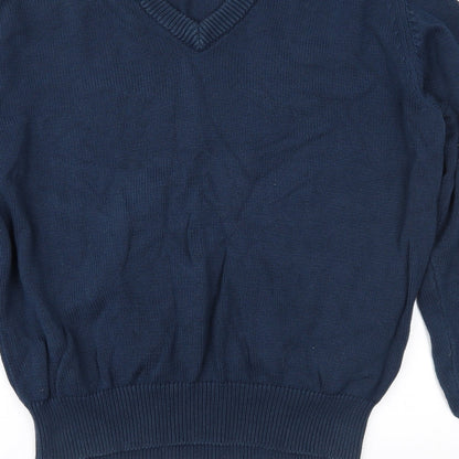 Mark,Fore&Strike Mens Blue  Knit Pullover Jumper Size M