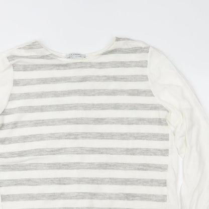 Womens UK Size 12 Marks and Spencer Ivory Basic Blouse