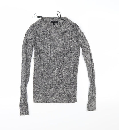 New Look Womens Grey  Knit Pullover Jumper Size 10