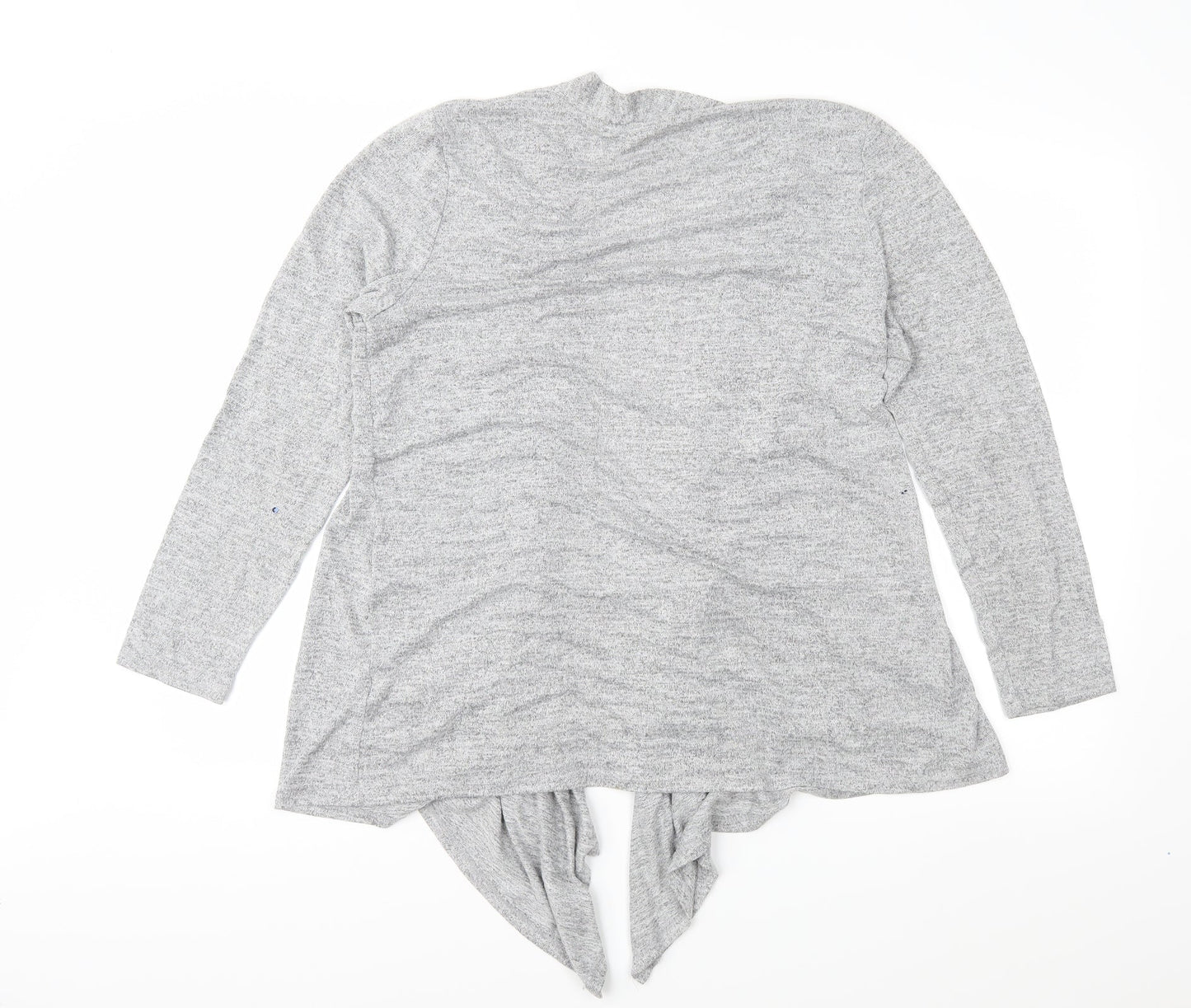 Dorothy Perkins Womens Grey  Knit Cardigan Jumper Size 16