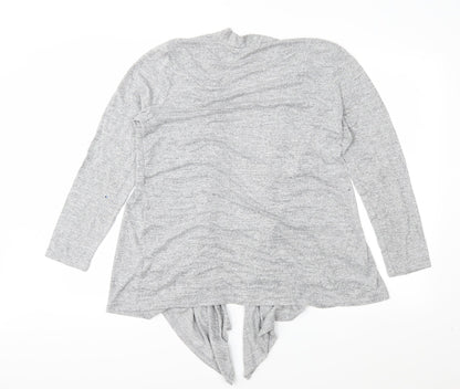 Dorothy Perkins Womens Grey  Knit Cardigan Jumper Size 16