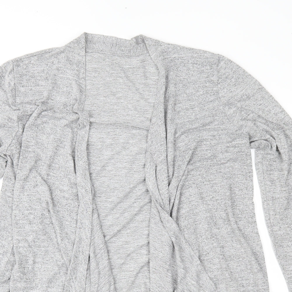 Dorothy Perkins Womens Grey  Knit Cardigan Jumper Size 16